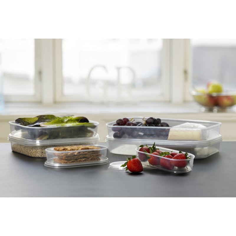 Ovale diepvriesdoos Helsinki, 0,8 liter